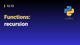 [Python for Beginners]: 12.13. Functions: recursion Wealth