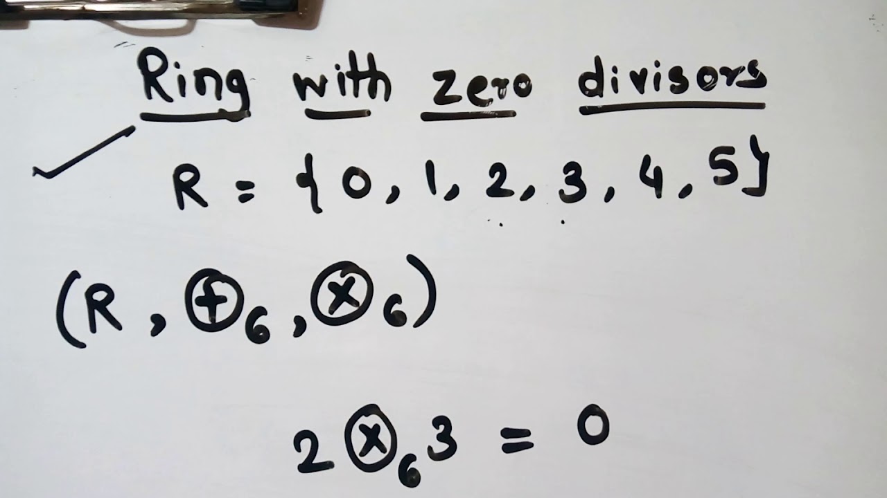 ZERO DIVISOR GRAPH OF BOOLEAN LATTICE Zero divisors of a commutative ring R  with unity is Z(R) = {x ∈ R : x = 0 and xy = 0 for