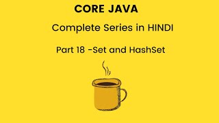 Set and HashSet in Java (Hindi) | Java collection framework