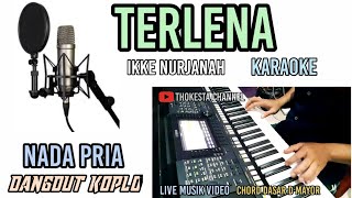 TERLENA KARAOKE DANGDUT KOPLO NADA PRIA