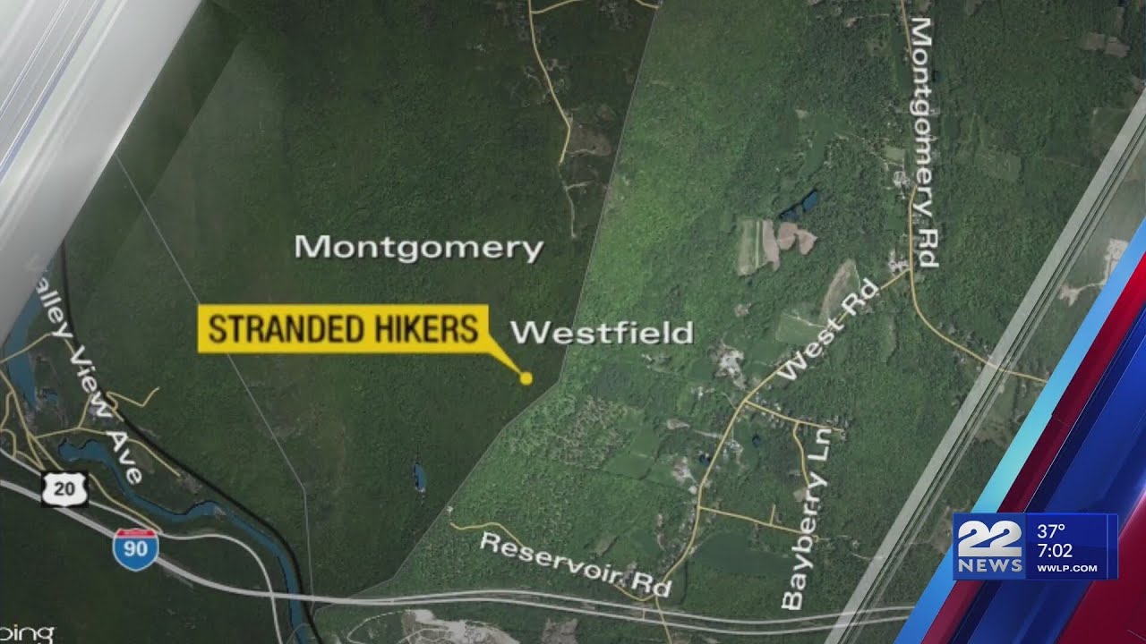 Westfield, Montgomery crews rescue stranded hikers