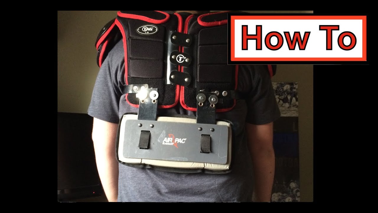 How To | Attach a Backplate - YouTube How To Put Backplate On Shoulder Pads