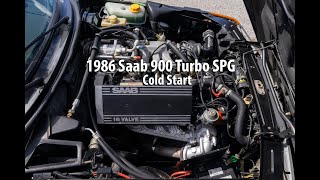 1986 Saab 900 Turbo SPG - Cold Start