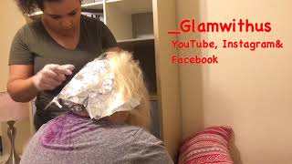 Artic Fox split dye tutorial