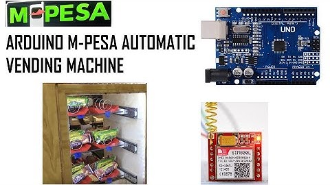 Arduino mobile money||mpesa vending machine