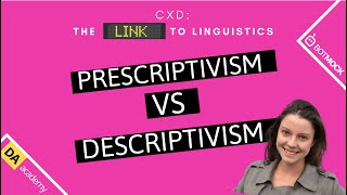 Link to Linguistics: Episode 01 - Prescriptivism Vs Descriptivism