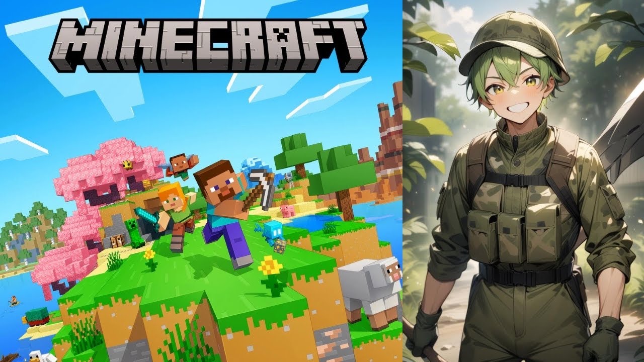 PS5　#1　マイクラ　ゆったりとやるサバイバル(^^ゞ