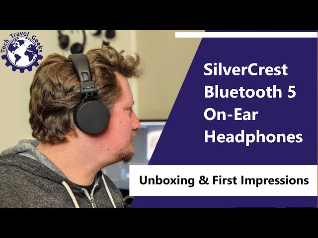 SilverCrest Bluetooth On-Ear Headphones (Lidl) - Unboxing & First  Impressions - YouTube