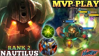 NAUTILUS NEW META BUILD! PERFECT SUPPORT MVP PLAY - TOP 2 GLOBAL NAUTILUS BY Mask9Z - WILD RIFT