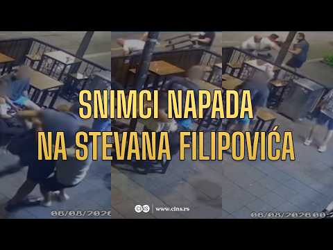 Napad na Stevana Filipovića: CINS objavljuje snimke sa nadzornih kamera