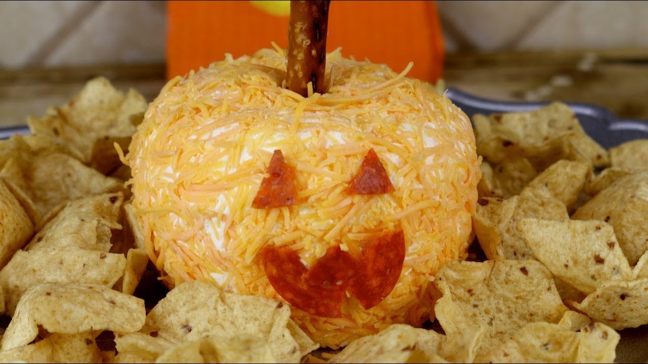 Pumpkin Cream Cheese Ball Halloween Recipes YouTube