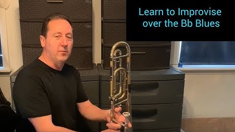 Bb Blues Scale Trombone Tutorial