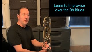 Bb Blues Scale Trombone Tutorial