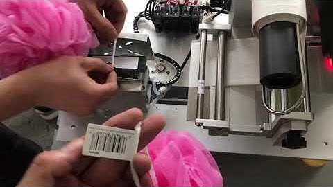 Flag Labeling Machine Testing Video