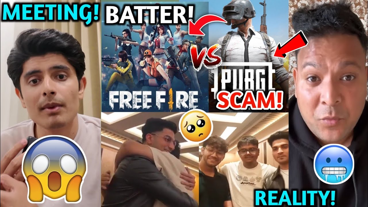 Total Gaming Meeting Singapore Team ! Old Elite Reunite! BGMI vs Free Fire Batter! 