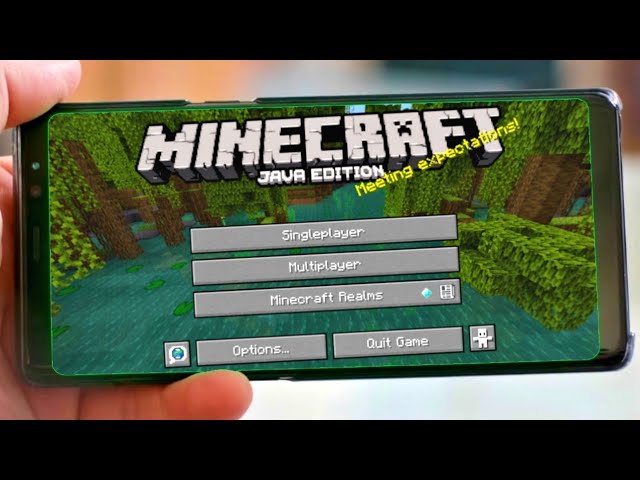 Minecraft Java Edition On Andriod! (Mobile) 