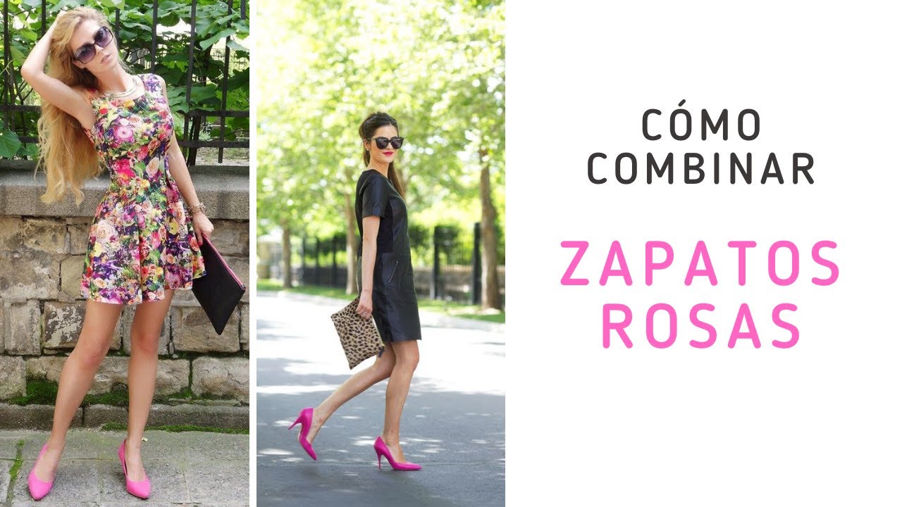 Cómo Combinar Zapatos Rosas? - 20 Looks - YouTube