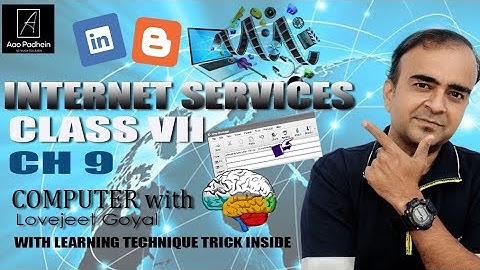 CLASS 7 CH 9 INTERNET SERVICES