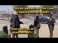 Cop Wanted Man’s ID Because He’s Playing His Saxophone