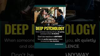 The Power of Silence in Arguments 🤫 | Don’t React, Observe 👀 (Deep Psychology) #psychologyfacts