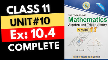 Ex: 10.4(Q1 - Q5) CH#10 Class 11 Math || Trigonometric Identities of Sum and Difference of Angles