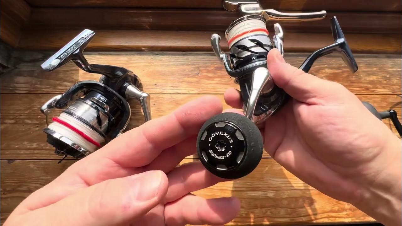 Shimano Reel handle knob upgrades (Gomexus) YouTube