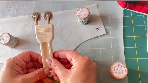 Clover double tracing wheel