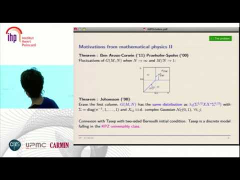 17/10/14 - Grandes matrices aléatoires : les modèles déformés