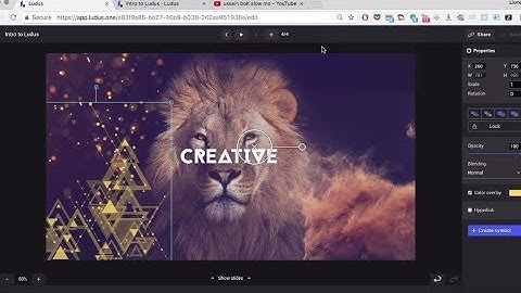 Ludus Tutorial: Building the presentation of the marketing video