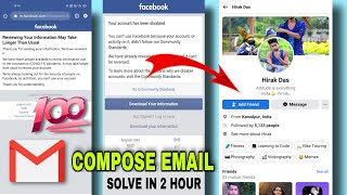 Your account has been locked facebook problem solve || reviewing your information may take longer