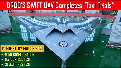 DRDO’S SWIFT UAV Completes “Taxi Trials” | AURA | Ghatak UCAV