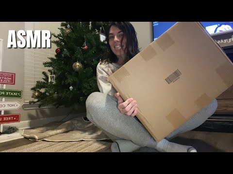 ASMR | huge shein haul, fabric sounds and box tapping and scratching | ASMRbyJ