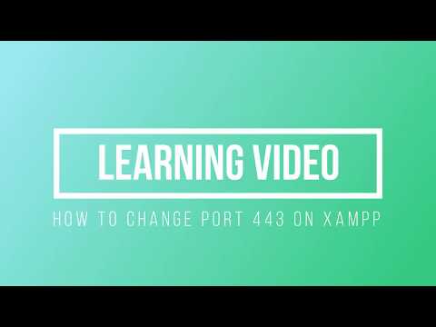 How to Change SSL 443 on Xampp 2019 Good