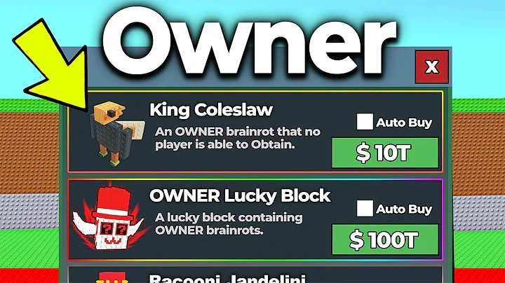 Starting Over But I Can Buy OWNER Items..