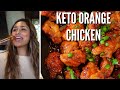 DELICIOUS KETO ORANGE CHICKEN! Easy Low Carb Recipe! ONLY 4 gram of Carbohydrates per serving