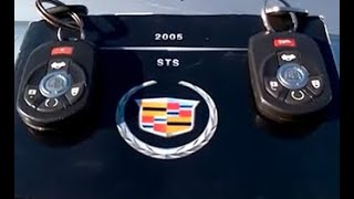 2005 Cadillac STS4 key fob programming.