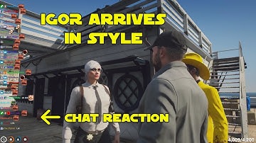 Igor arrives in style + chat reaction l NoPixel GTA V RP