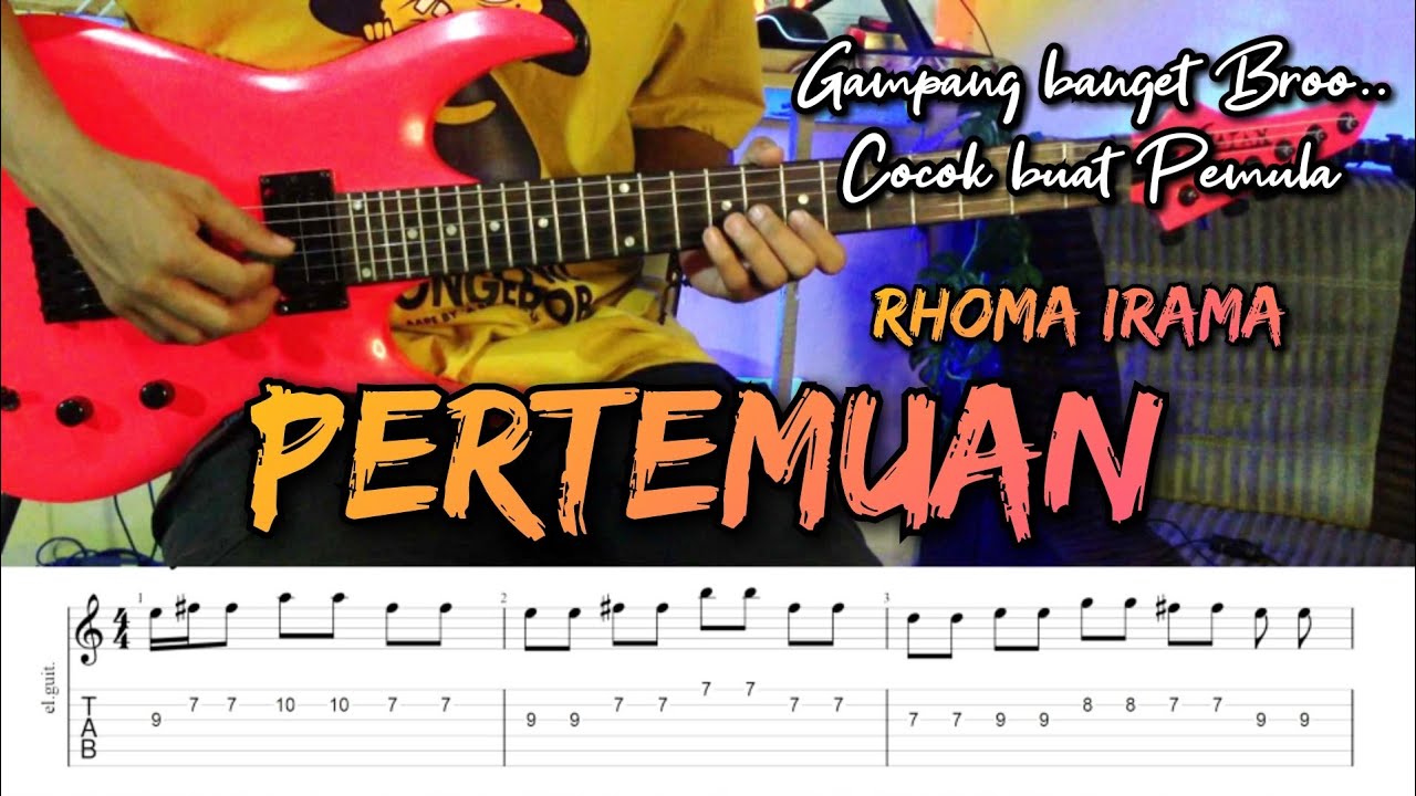 Tutorial Gitar Melodi Pertemuan 1 Rhoma Irama Mudah dipahami bagi