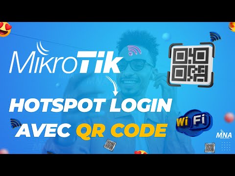 QR code sur un login page Hotspot Mikrotik