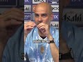 Pep Guardiola got emotional when speaking about Jurgen Klopp 🥺 #shorts