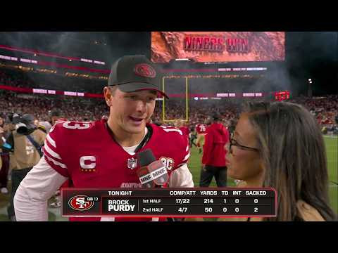 Brock Purdy reacts to 49ers’ win over the Commanders on Monday Night Football | NFL on ESPN