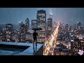 Lonely Night in the Rain 🌧️ | Cinematic Cityscape Ambience