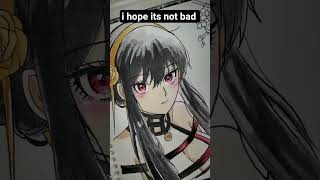 Yor forger aka thorn princess art ❤ #shorts #yorforger #spyxfamily #anime #animeart #art #viral