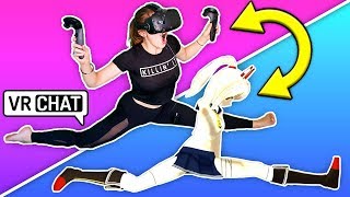 DANCING in VRChat MONTAGE! (Full Body Tracking?!)
