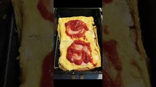 フライパンでホットサンド チーズ忘れる😆YouTubeでショート動画作ってみた。#ホットサンド #おうちごはん #サンドイッチ