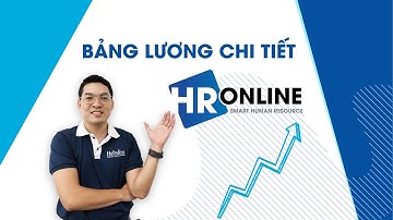 Bảng lương chi tiết - phần mềm quản lý nhân sự HrOnline