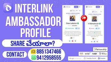 Interlink Ambassador Profile Share చేయాలా?