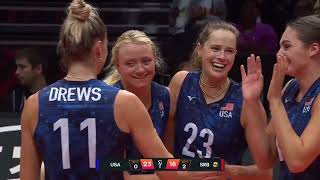 🇺🇸 USA vs. 🇷🇸 SRB - Highlights  Semi Finals | Women's World Championship 2022