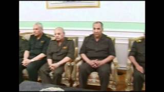Raw Video Morsi Meets Military Leaders