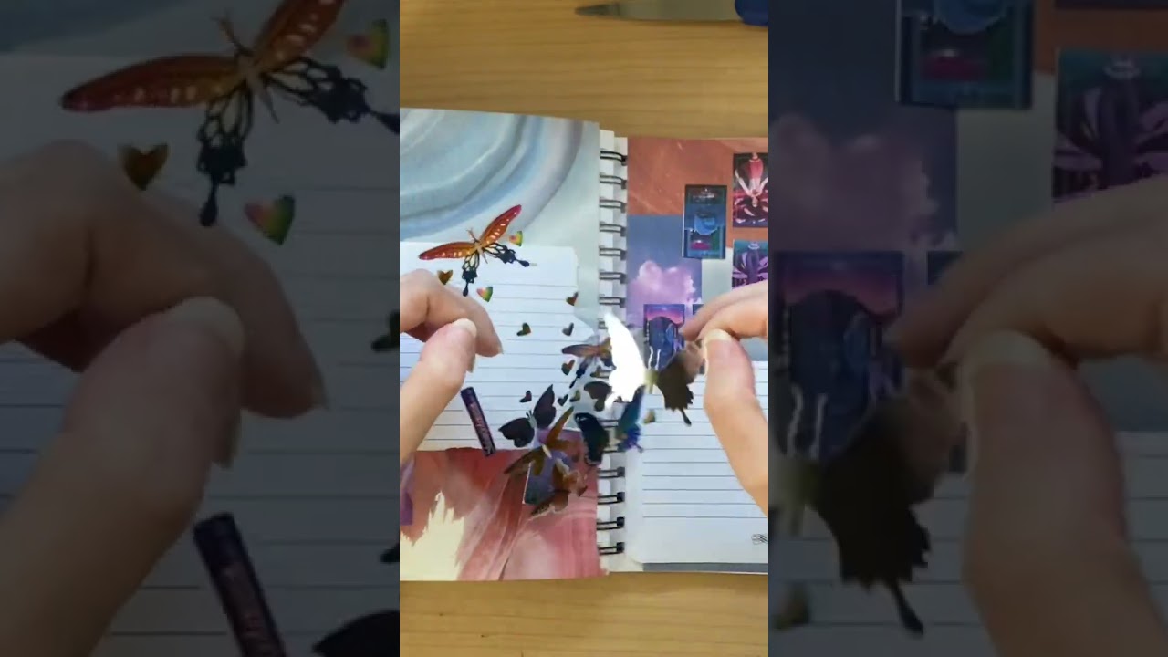 Another tarot journal spread 💖✨ art journal ideas & inspo + showing off a new tarot deck 😅